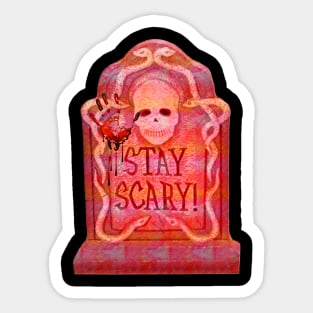 Halloween Tomb Stone Sticker